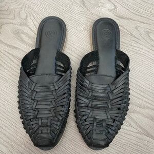 Urban Outfitters Black Sandals New Size 6